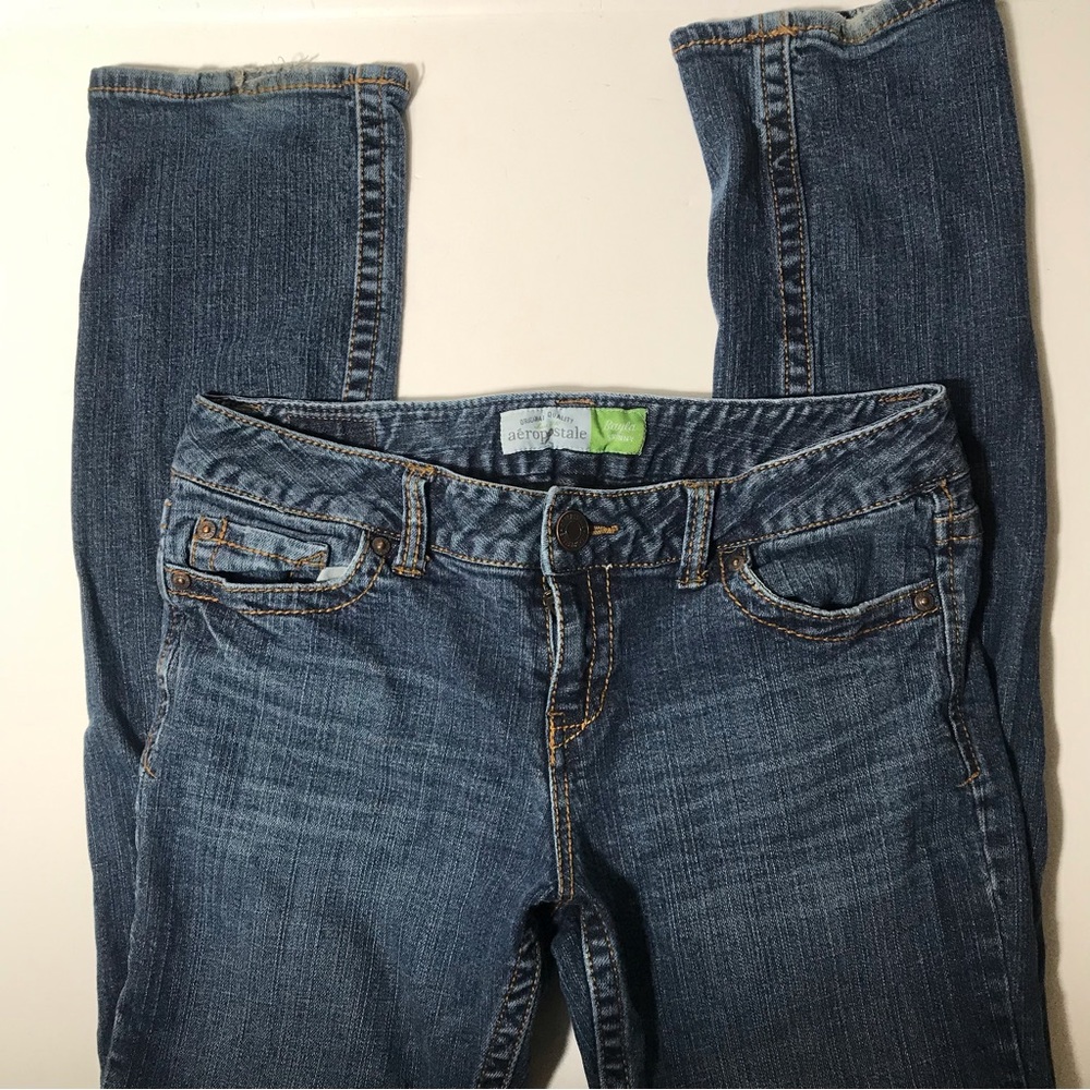 Vintage Aeropostale Dark Blue Skinny Jeans